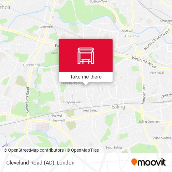Cleveland Road (AD) map