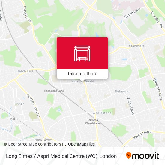 Long Elmes / Aspri Medical Centre (WQ) map
