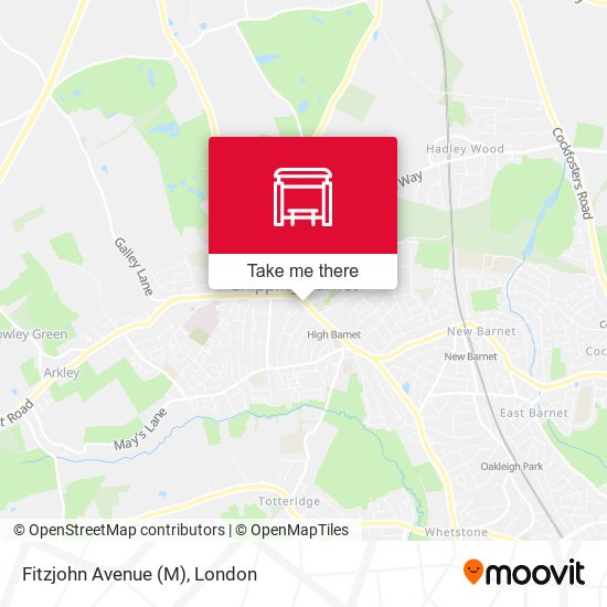 Fitzjohn Avenue (M) map