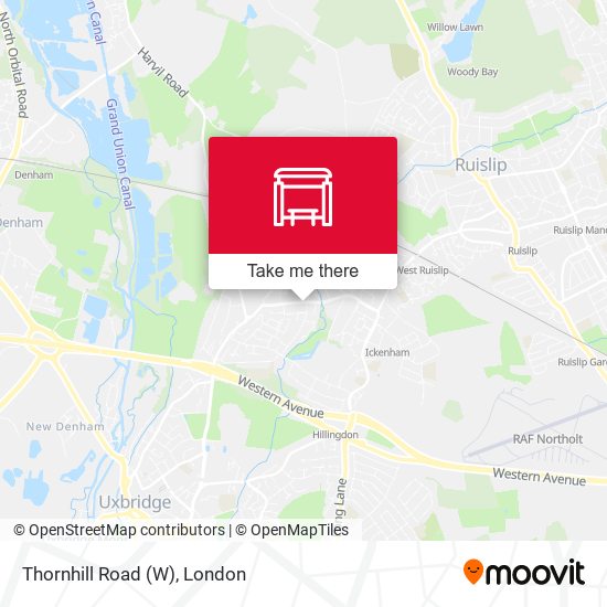 Thornhill Road (W) map