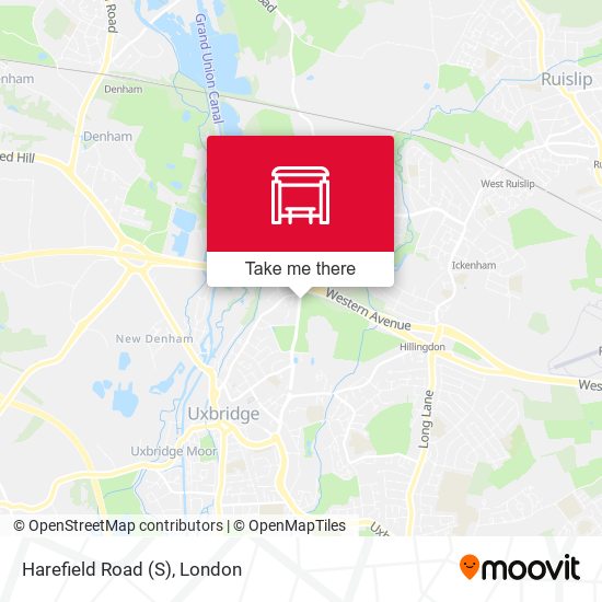 Harefield Road (S) map