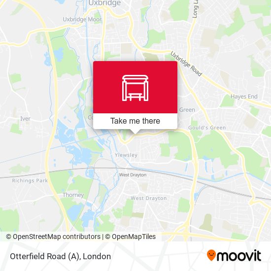 Otterfield Road (A) map