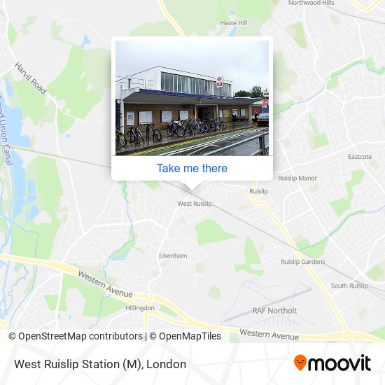 West Ruislip Station (M) map