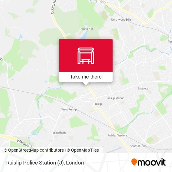 Ruislip Police Station (J) map
