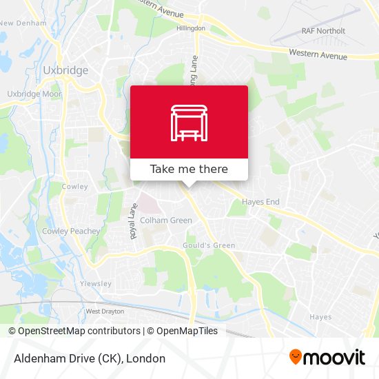 Aldenham Drive (CK) map