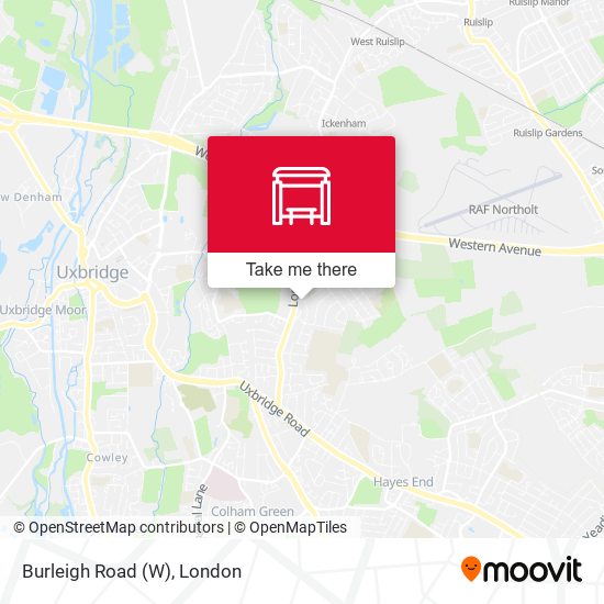 Burleigh Road (W) map