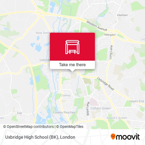 Uxbridge High School (BK) map