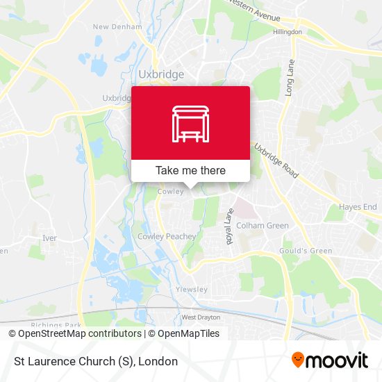 St Laurence Church map