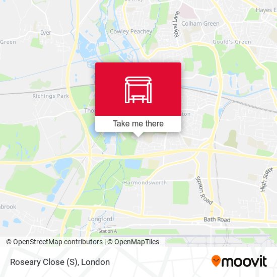Roseary Close (S) map
