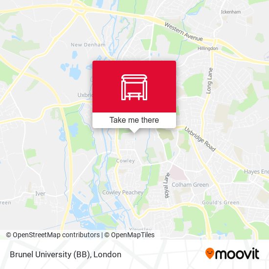Brunel University (BB) map