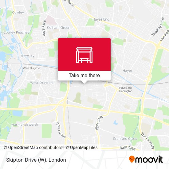 Skipton Drive (W) map