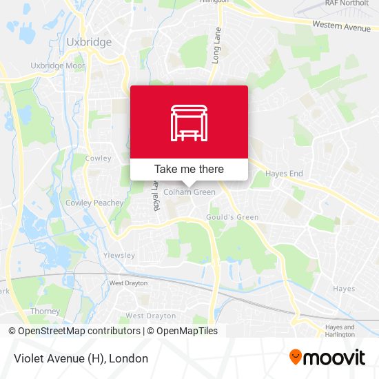 Violet Avenue (H) map