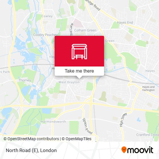 North Road (E) map