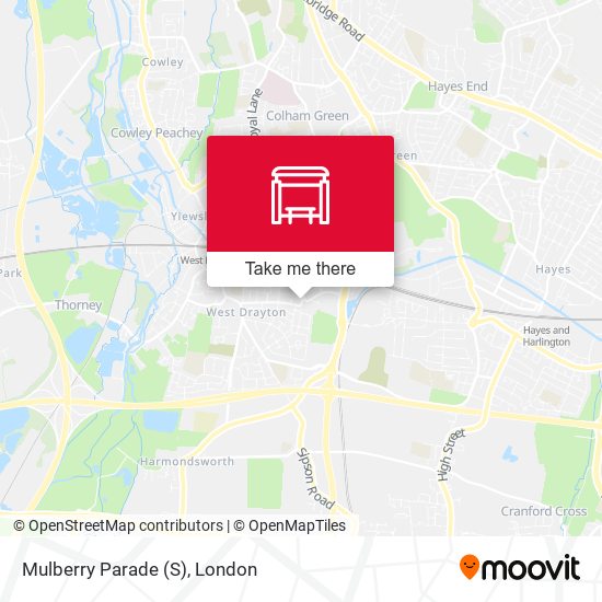 Mulberry Parade (S) map