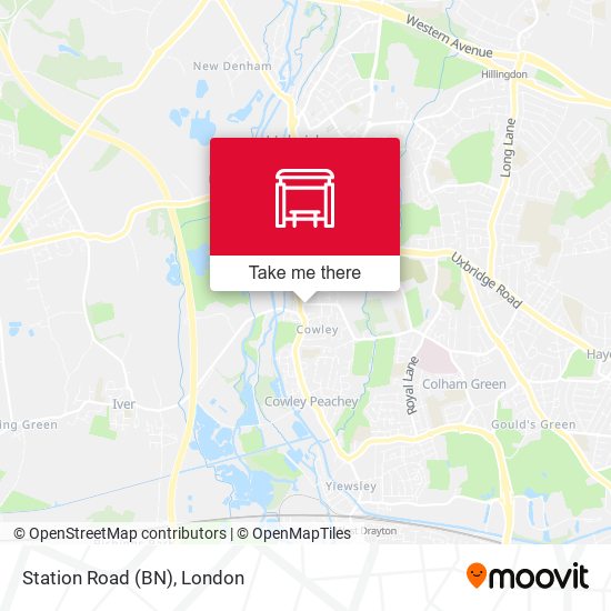 Station Road (BN) map