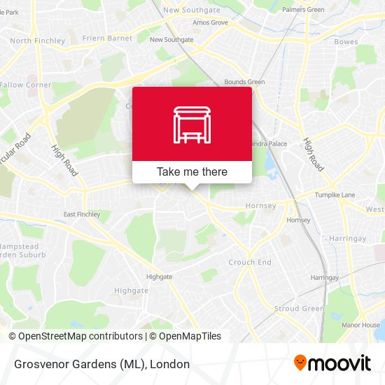 Grosvenor Gardens (ML) map