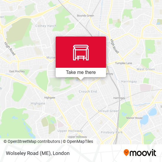 Wolseley Road (ME) map