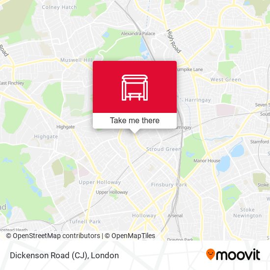 Dickenson Road (CJ) map