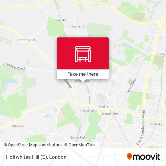Holtwhites Hill (E) map