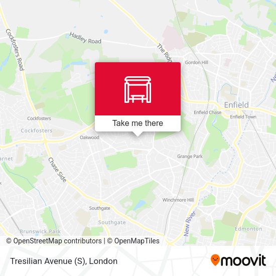 Tresilian Avenue (S) map