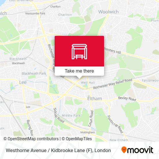 Westhorne Avenue / Kidbrooke Lane (F) map