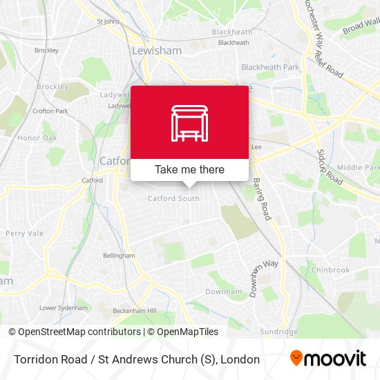 Torridon Road / St Andrews Church map