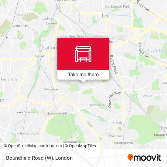 Boundfield Road (W) map