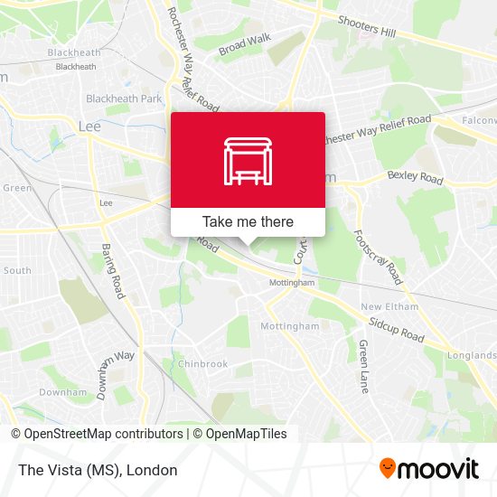 The Vista (MS) map