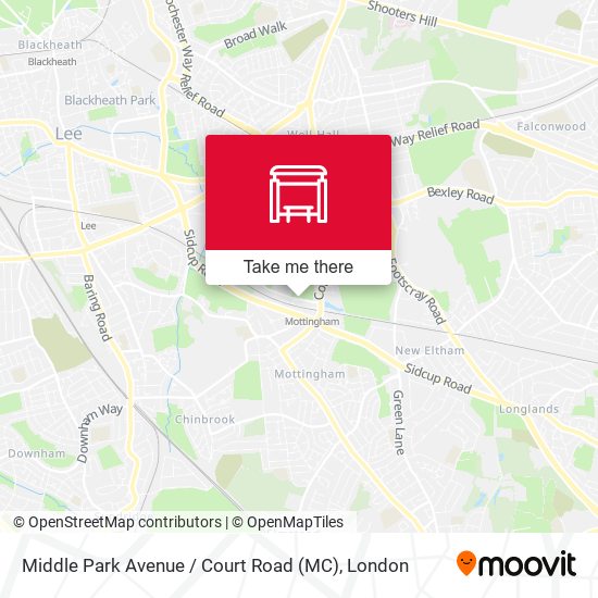 Middle Park Avenue / Court Road (MC) map