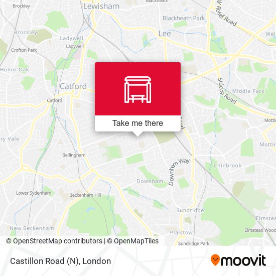Castillon Road (N) map
