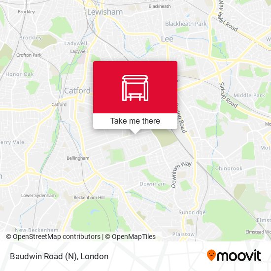 Baudwin Road (N) map