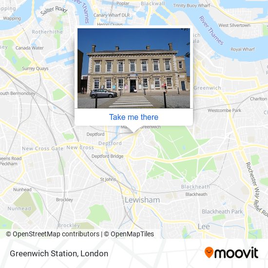 Greenwich Station map