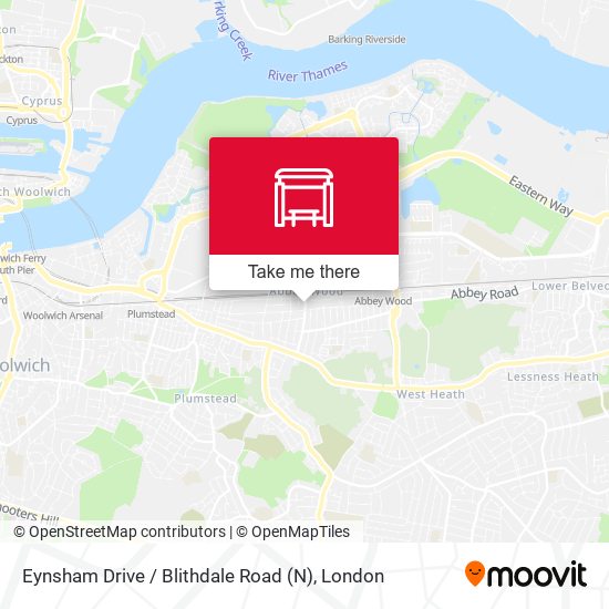 Eynsham Drive / Blithdale Road (N) map