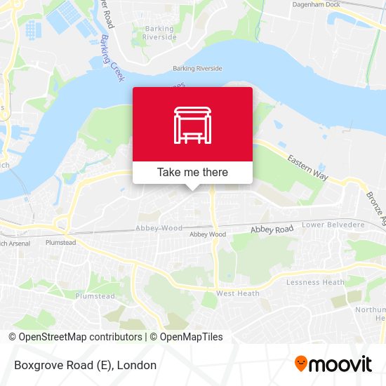 Boxgrove Road (E) map