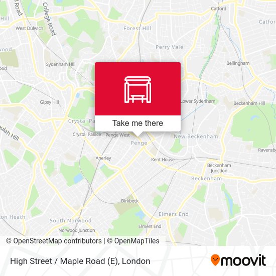 High Street / Maple Road (E) map