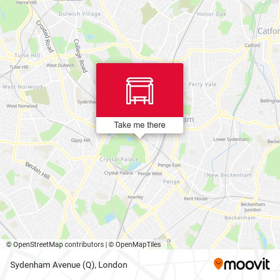 Sydenham Avenue (Q) map