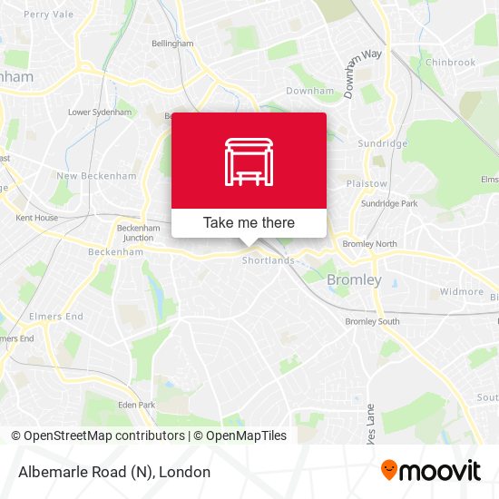 Albemarle Road (N) map