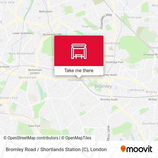 Bromley Road / Shortlands Station (C) map