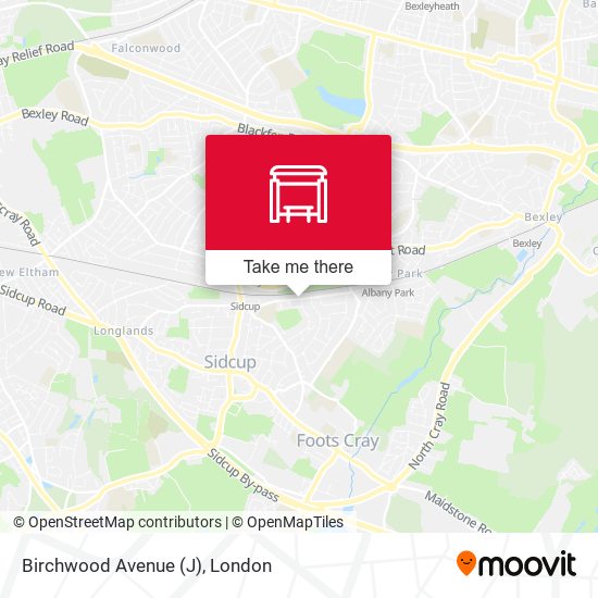 Birchwood Avenue (J) map