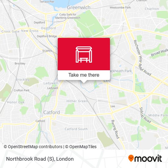 Northbrook Road (S) map