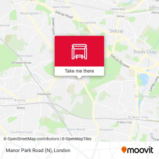 Manor Park Road (N) map