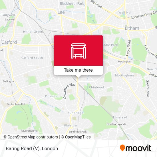 Baring Road (V) map
