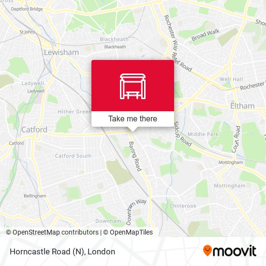 Horncastle Road (N) map
