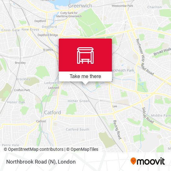 Northbrook Road map