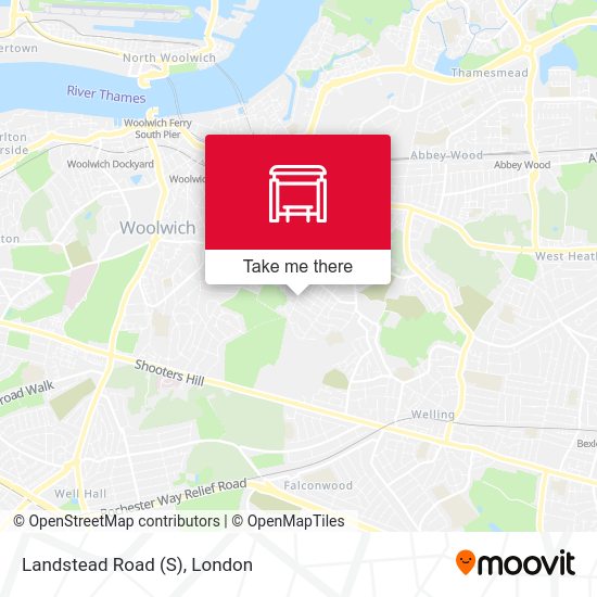 Landstead Road (S) map