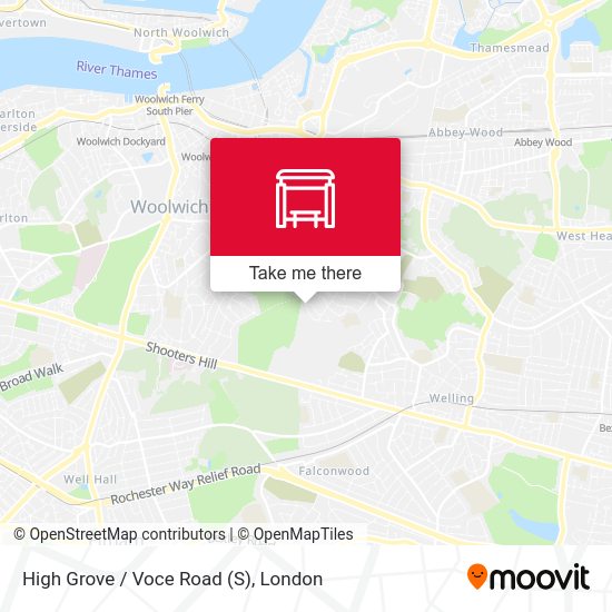 High Grove / Voce Road (S) map