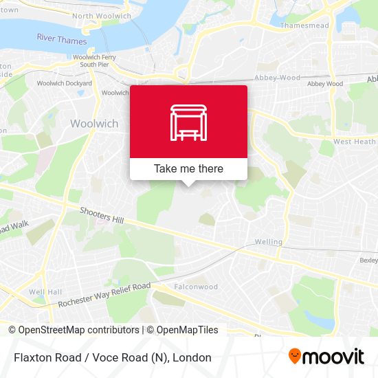 Flaxton Road / Voce Road (N) map