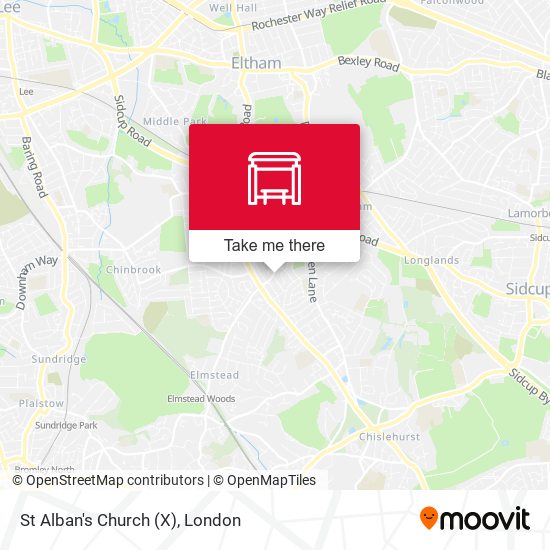St Alban's Church (X) map