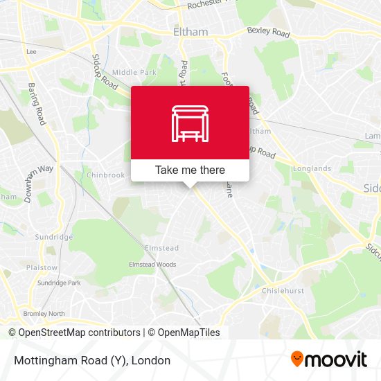 Mottingham Road (Y) map