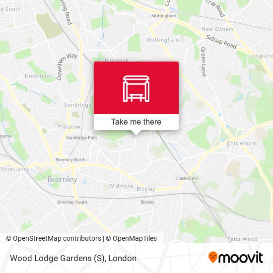 Wood Lodge Gardens (S) map